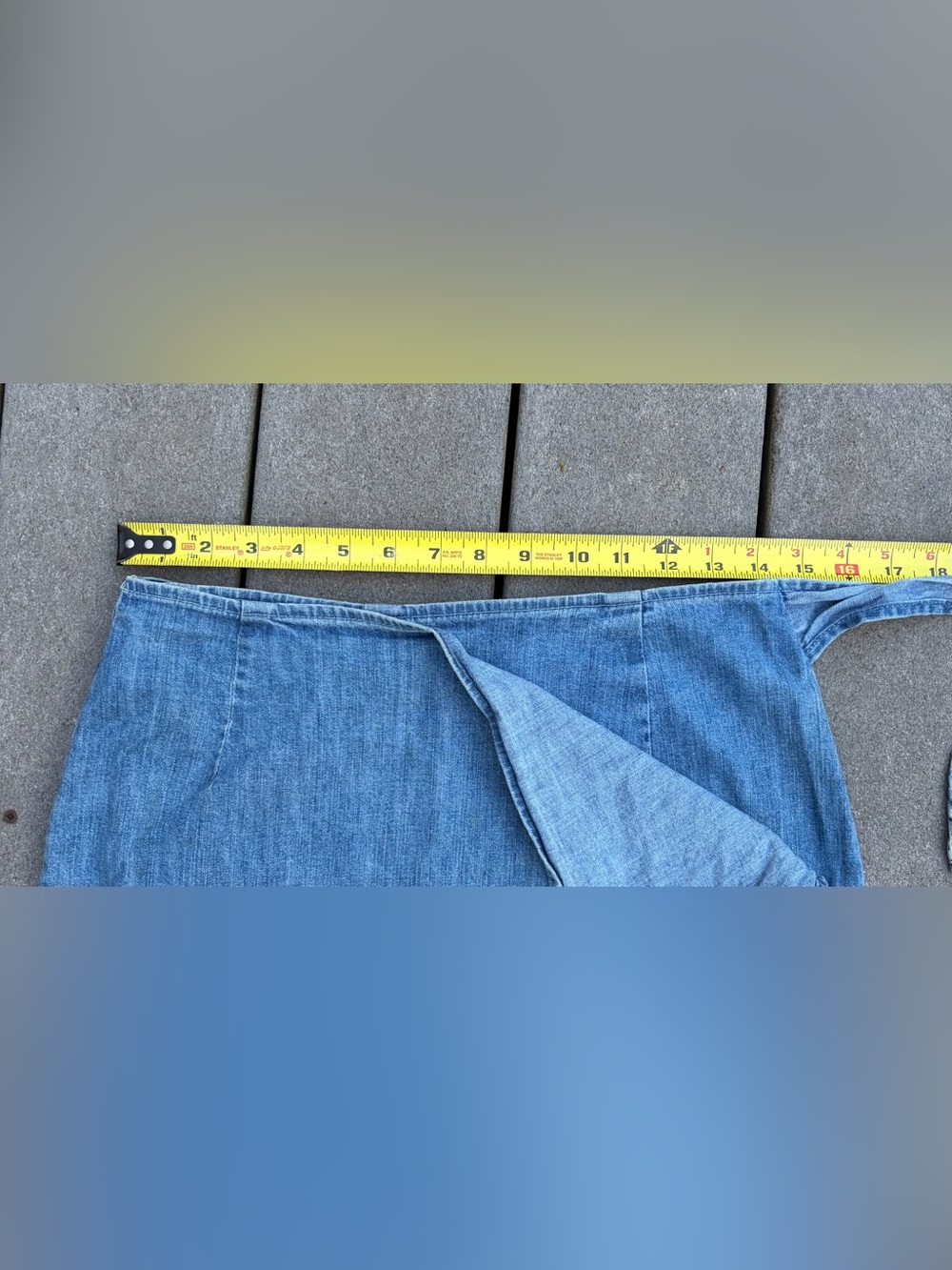 Gap Denim Wrap Skirt Women’s Size Medium - Picture 6 of 6